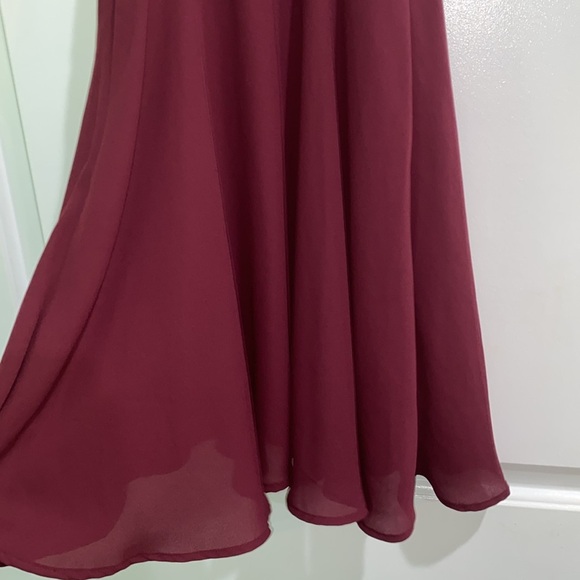 Express burgundy dress size 0 new with tags - Picture 7 of 12